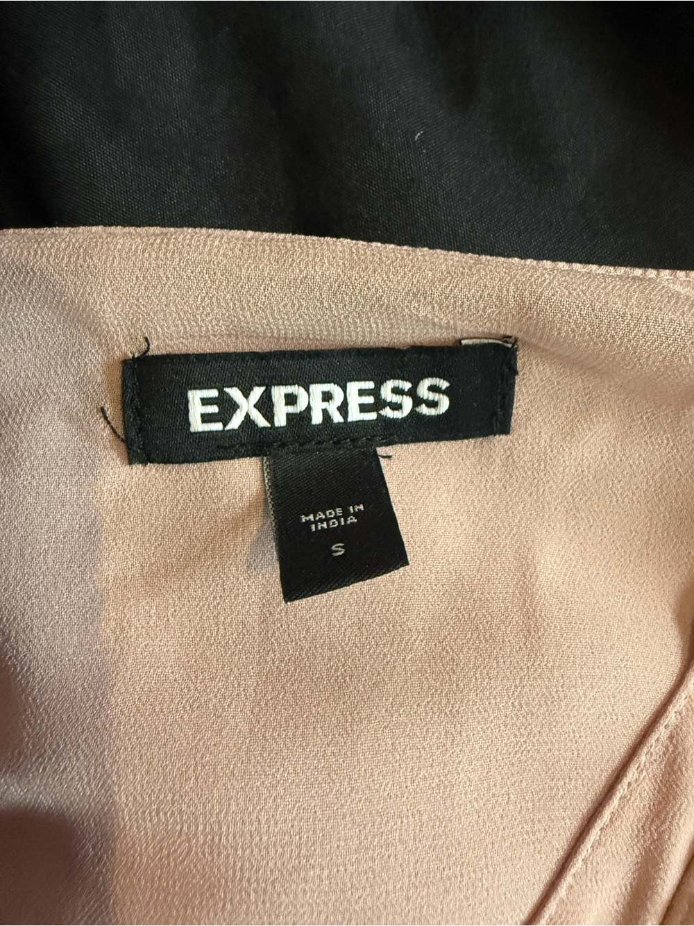 Express Pale Pink Jeweled V-Neck Camisole - Picture 3 of 3